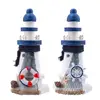 Wooden Lighthouse Decorative Nautical Handmade miniature lighthouse