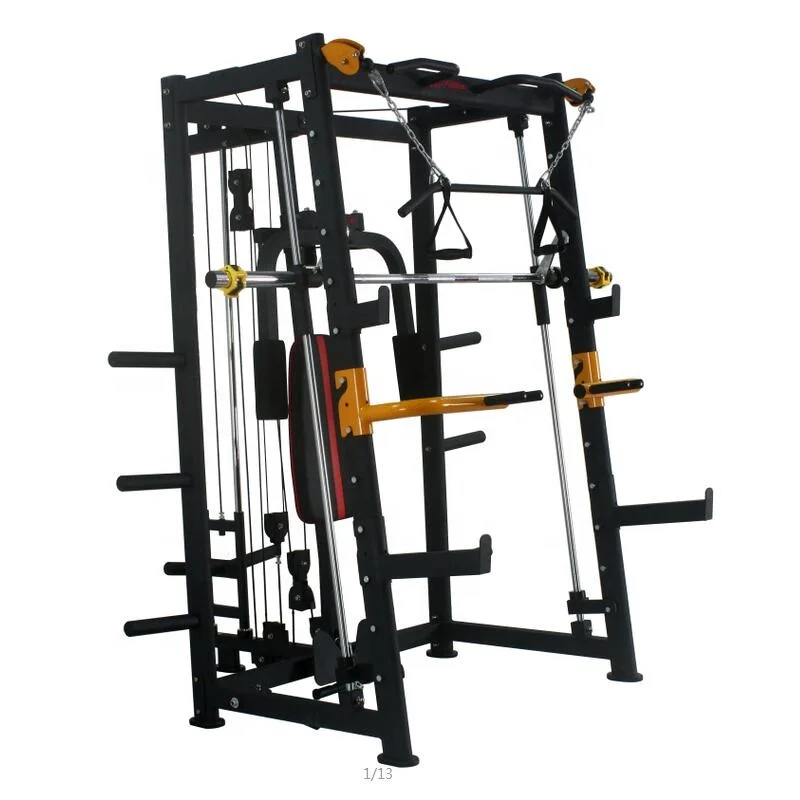 
2019 Hot Sale New Design Professional Multi Function Gym Equipment Smith Machine 