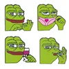 Wholesale Green Frog Soft Enamel Pin with Droll Expression