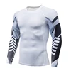 White Grappling Long Sleeve Superman Man 3xl Uv Spider-man Camou flag Rash Guard
