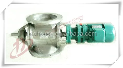 enclosed square flange electric airlock valve