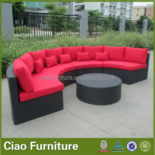 White Nilkamal Plastics Rattan Round Sofa Bed Outdoor Furniture Buy