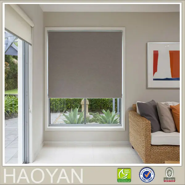 H-Y different roll type blackout window screen polyester outside curtain