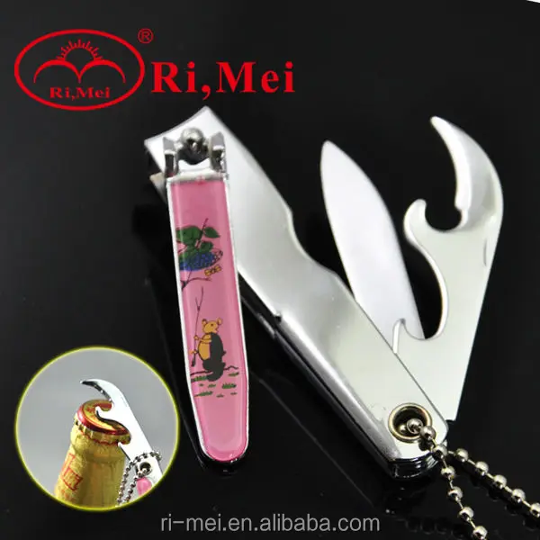 Custom Finger Nail Clipper With Bottle Opener And Plastic Cover Buy Custom Nail Clipper With