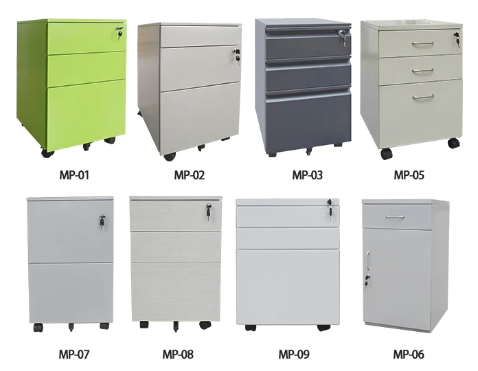 Hair Salon Wall Cabinets Euloong Office Furniture 3 Drawer Mobile