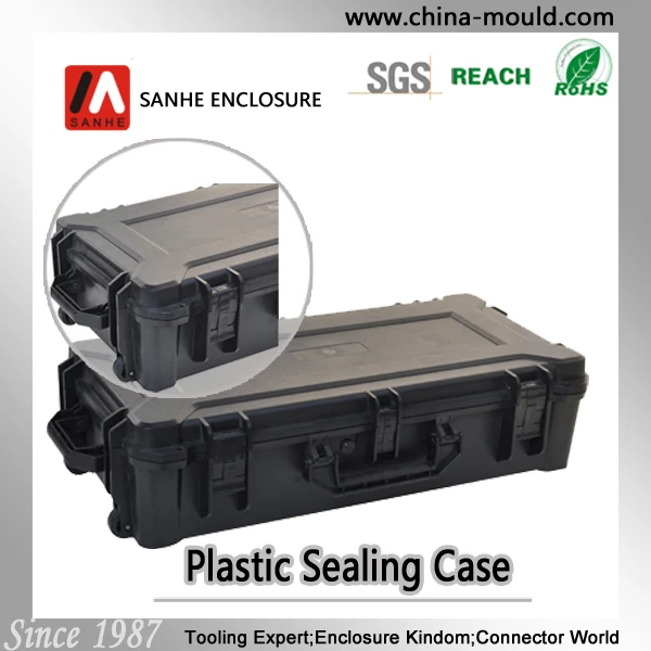 Ip67 Long Plastic Equipment Case Plastic Carrying Case With Handle