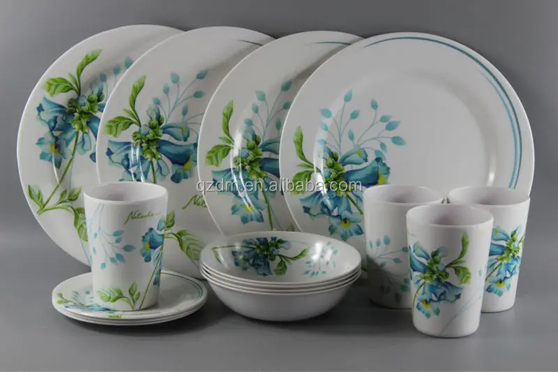 Melamine Dinner Set Of 16pcs For 4 Person