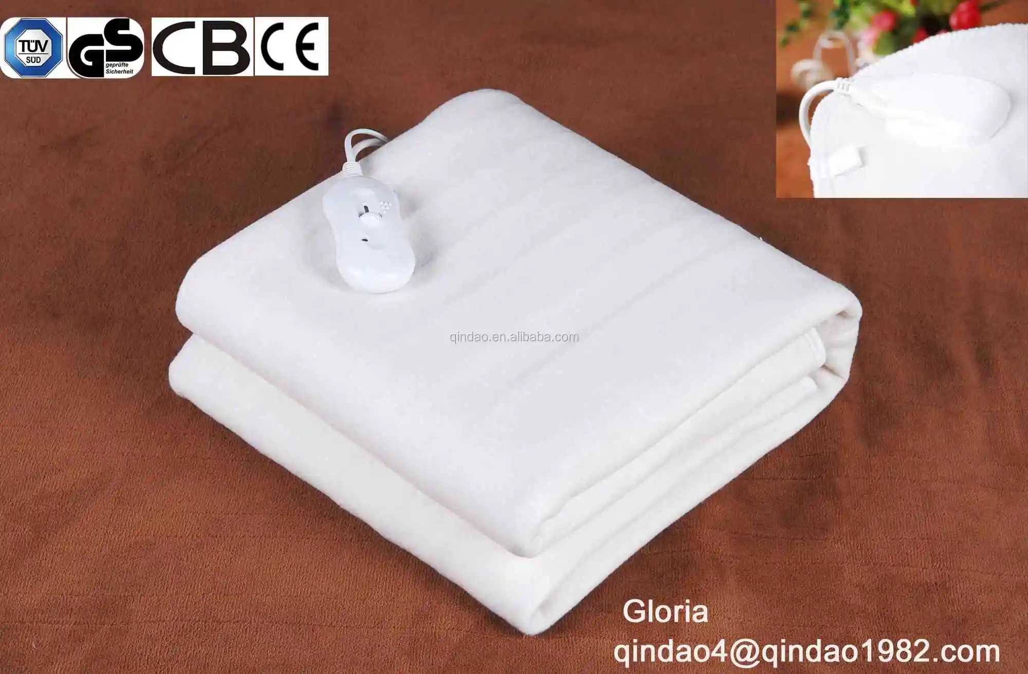 220240v 100 Polyester Heating Massage Electric Blanket With Ce Gs Cb