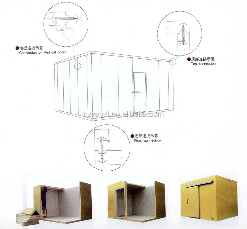 Modular Moveable Cold Storage Room/blaster Freezer - Buy Modular Cold ...