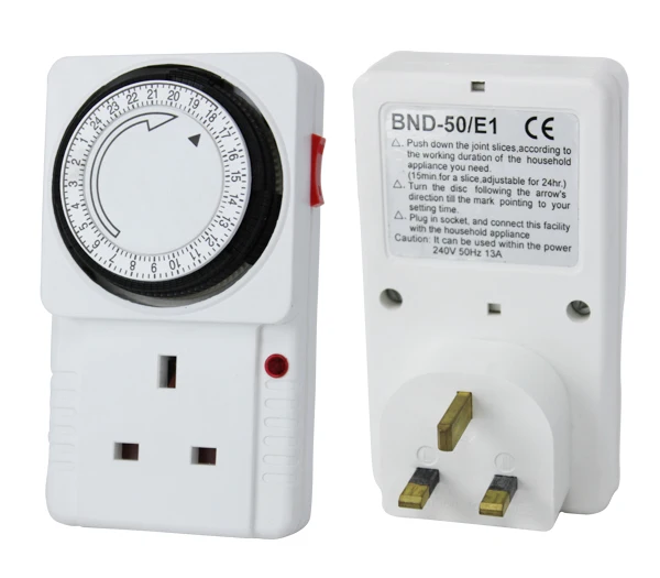 24 Hour Heavy Duty Plugin Mechanical Timer Grounded Analog Timer Buy