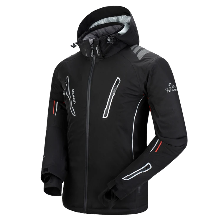 10000mm Nylon Waterproof Heated Ski Jacket - Buy Heated Ski Jacket ...