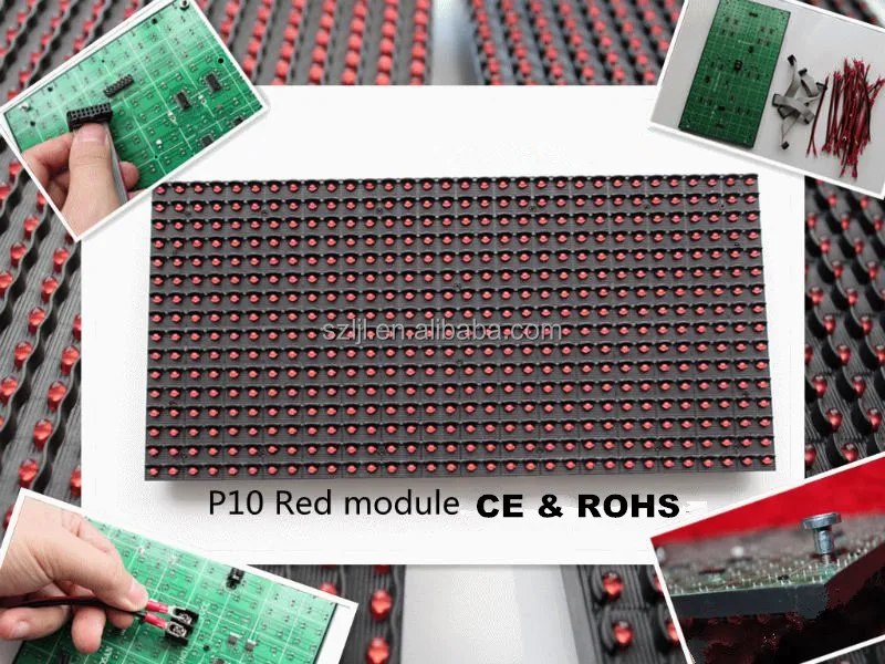 Светодиодный модуль красный. Led дисплей rohs красный.