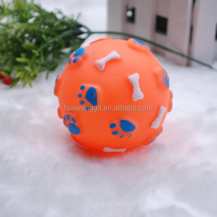 hard rubber dog ball