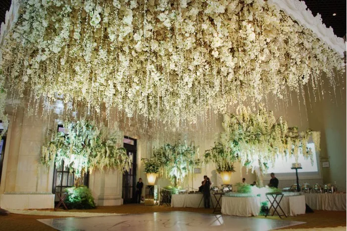 wisteria ceiling wedding