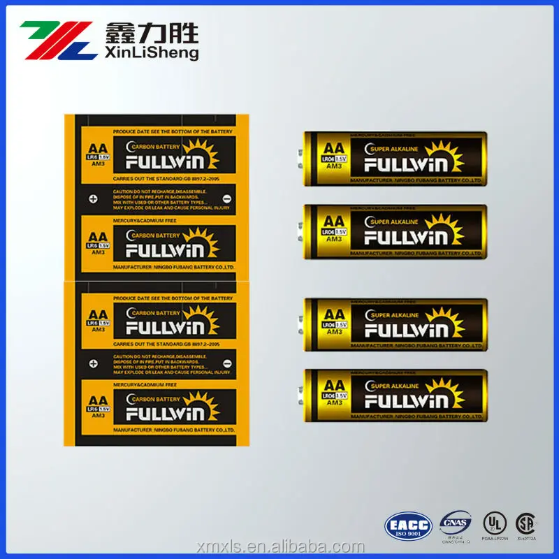 Custom Printed Selfadhesive Label Sticker For Battery 1.5v,Sticky