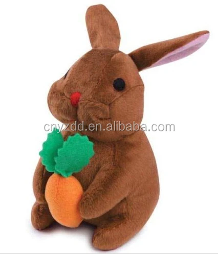 big bunny plush with carrot