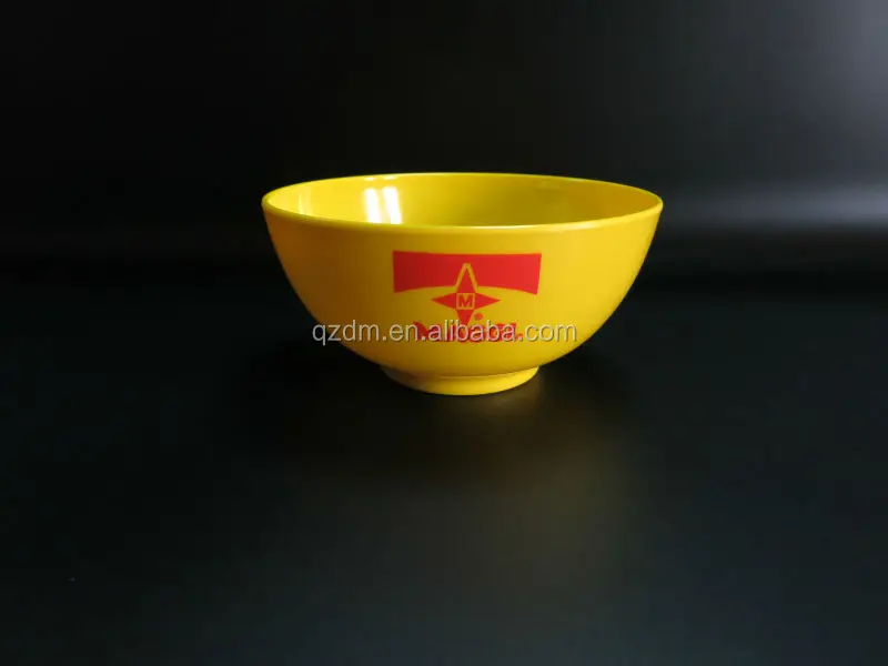 Customizable Melamine Suop Bowl And Spoon Set