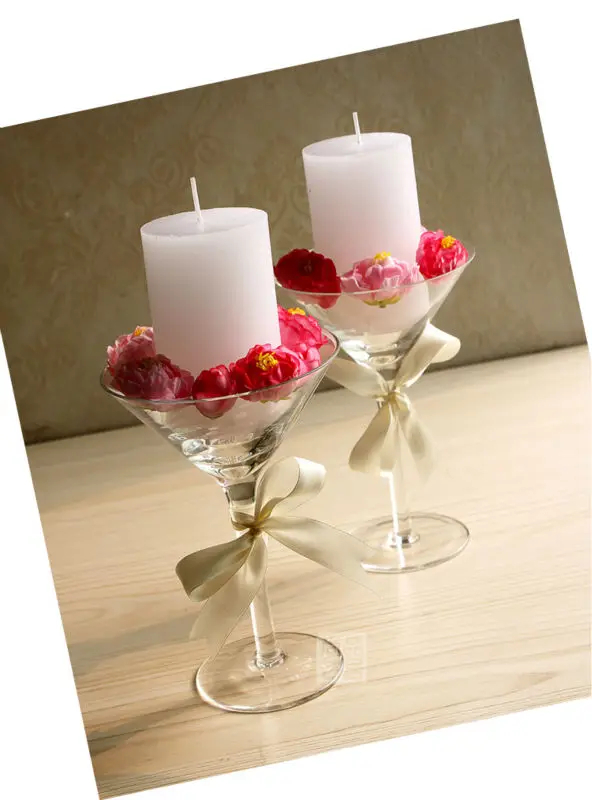 Wholesale Cheap Clear Glass Candle Holder Goblets For Decoration Buy