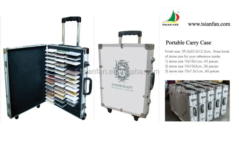 quartz stone sample case