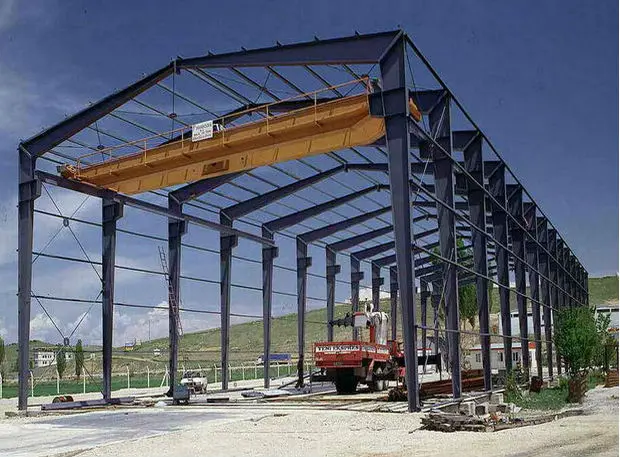 Structural Steel Prefabricated Sheds / Factory Types 