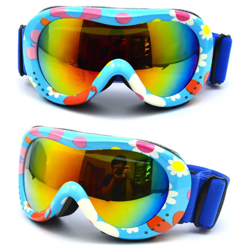 2017 Sky Blue Goodlooking Kids Racing Ski Goggles Buy Kids Racing Ski Goggles,Goodlooking