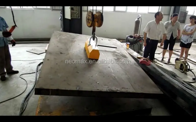 plate and round steel lifting magnet