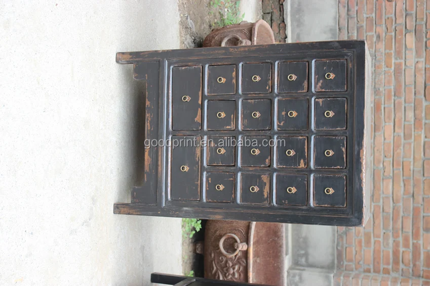 Chinese antique black medical cabinet .jpg