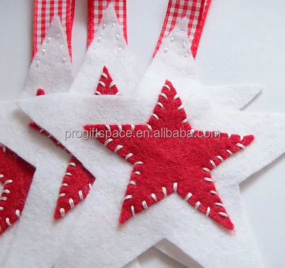 手作りの星型クリスマス装飾品中国生地吊り木 ドア 壁装飾フェルト Buy 星形のクリスマスの飾り クリスマス吊り飾り クリスマスドア飾り 家族の木の壁の装飾 Product On Alibaba Com