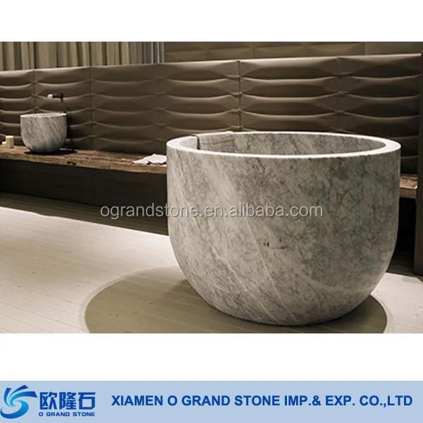 Freestanding Natural Pebble Stone Bath Tubs,High Quality Stone Bath For
