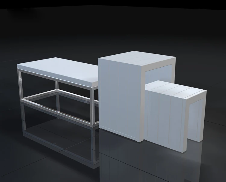 Retail Store Display Table With Modern Design And Durable Material