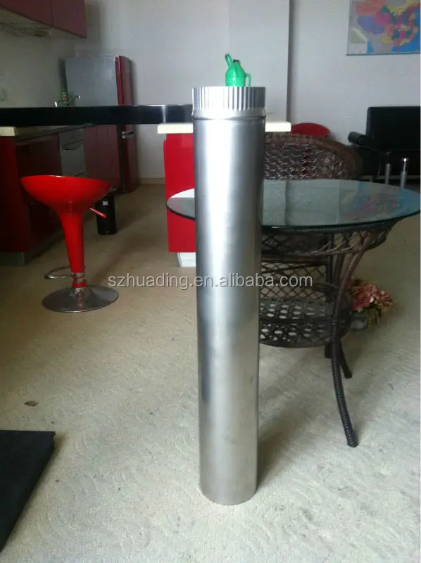 Ce And Painting Galvanized Chimney Pipe Single Wall Chimney Pipe For