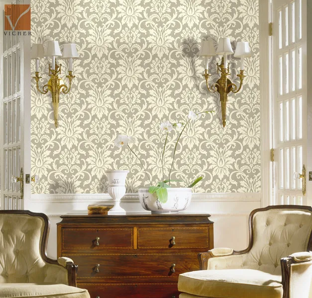Geprägt Schwere Pvc-tapete Italienisches Design Tapeten Für ... Geprägt Schwere Pvc-tapete Italienisches Design Tapeten Für ...
