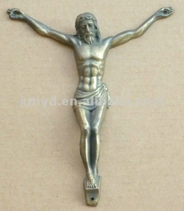 Metal Jesus Figure Sculpture As Metal Religious Crafts For Wall