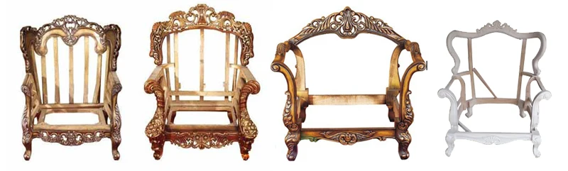 high back throne chair