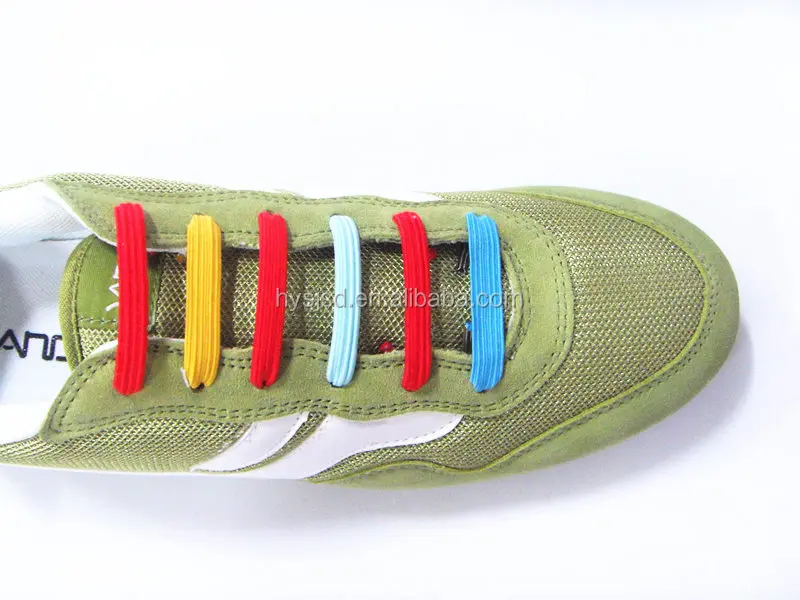 flat elastic shoelaces