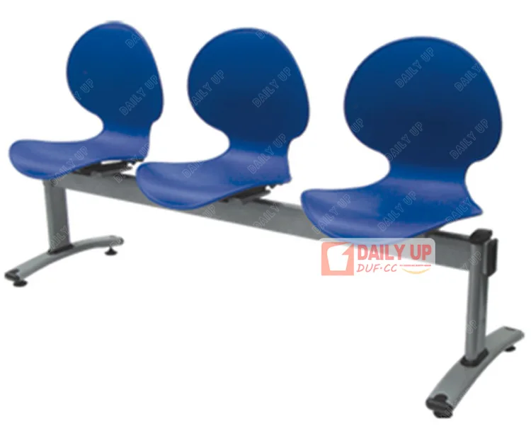 Fixed Modern Waiting Room Chairs Stylish 3-Beam Seating Hot Sell Public Airport Chair