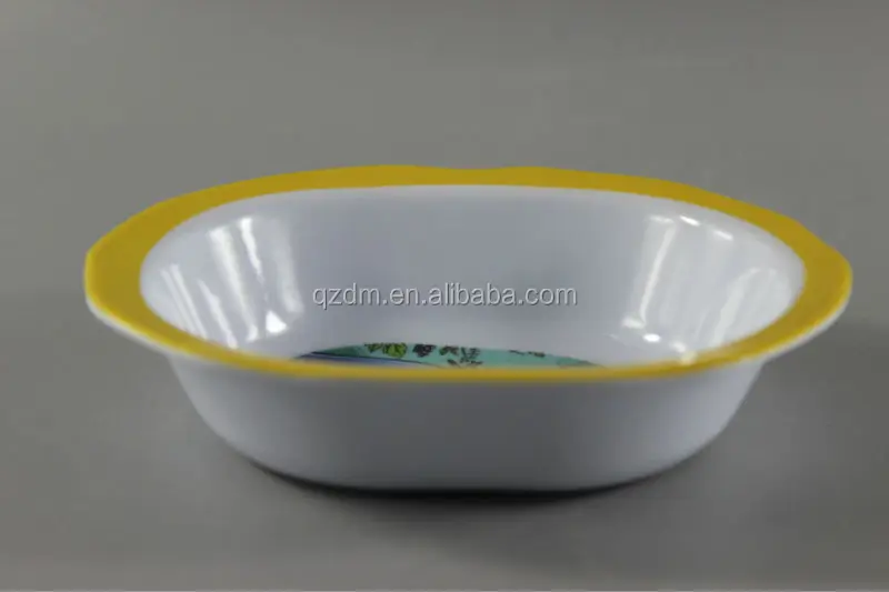 Oval Shape Melamine Breakfast Bowl For Child