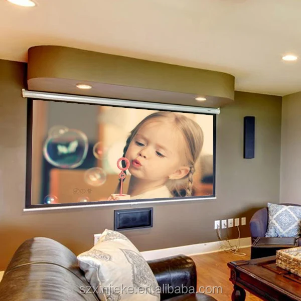 Low Price Manual Wall Or Ceiling Mounted Projector Screen - Buy