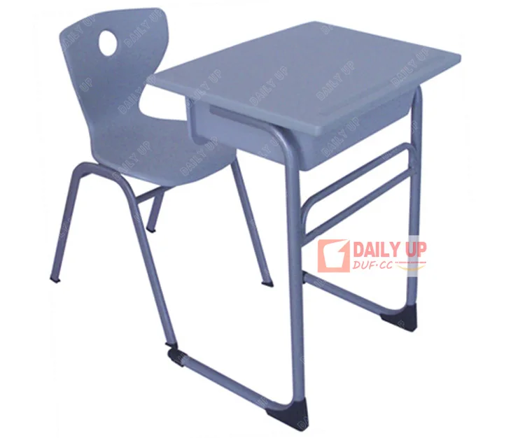 Chairs with Attached Desk Student Table and Chair 2-Piece Set Single Seater School Desks Set