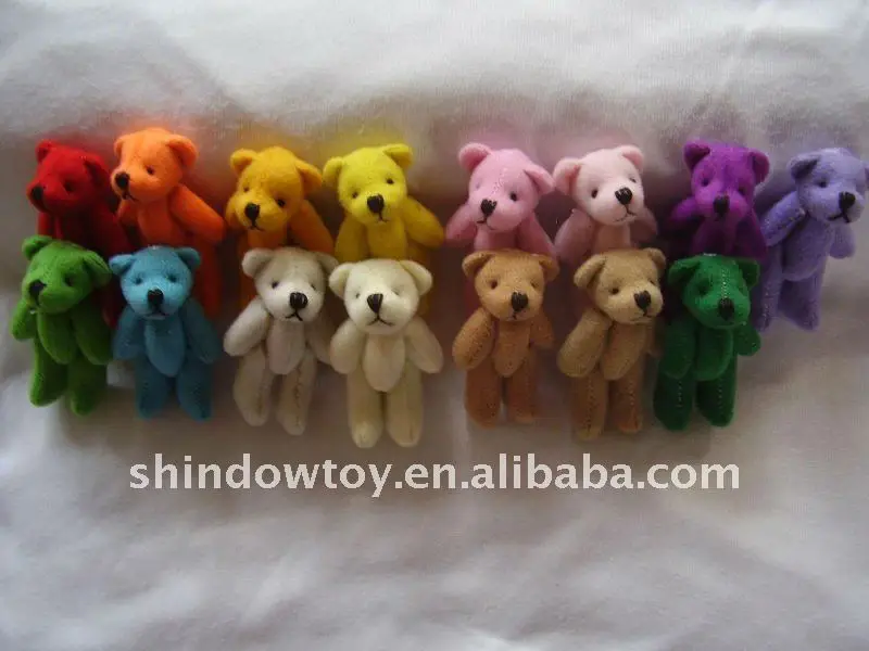 mini ours en peluche 5 cm