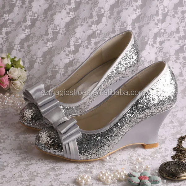 zapato plata fiesta zapato plata brillo rwYvrq