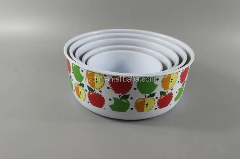 Cheap 5PC Melamine Round Bowl Set With Lid