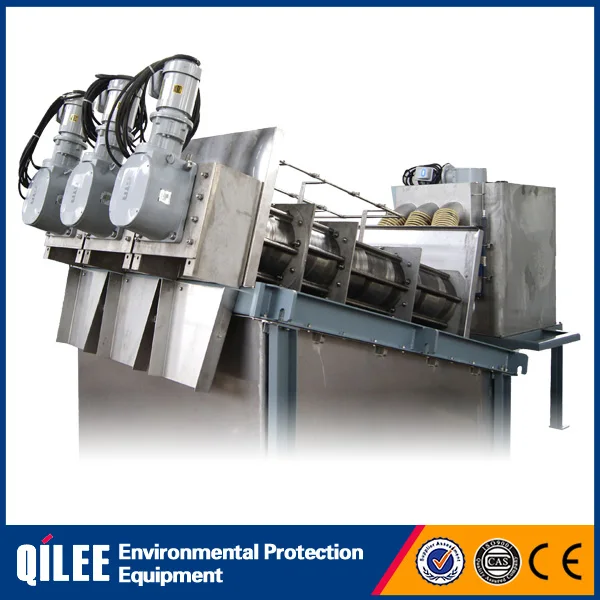 Oil Sludge Separator Treatment Automatic Volute Dewatering Machine ...