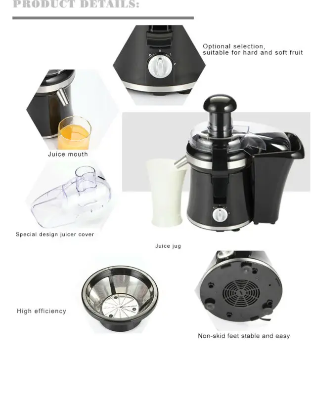 Multi Function 1.0l Retail Automatic Vegetable Press Machine Fruit