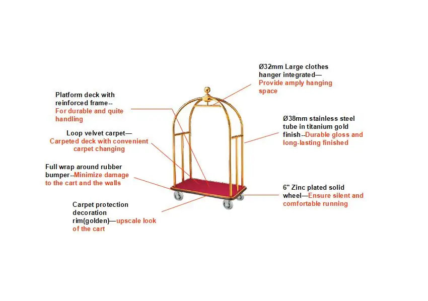 Stainless Steel Carts Hotel Luggage Carts With Best Price Buy Hotel