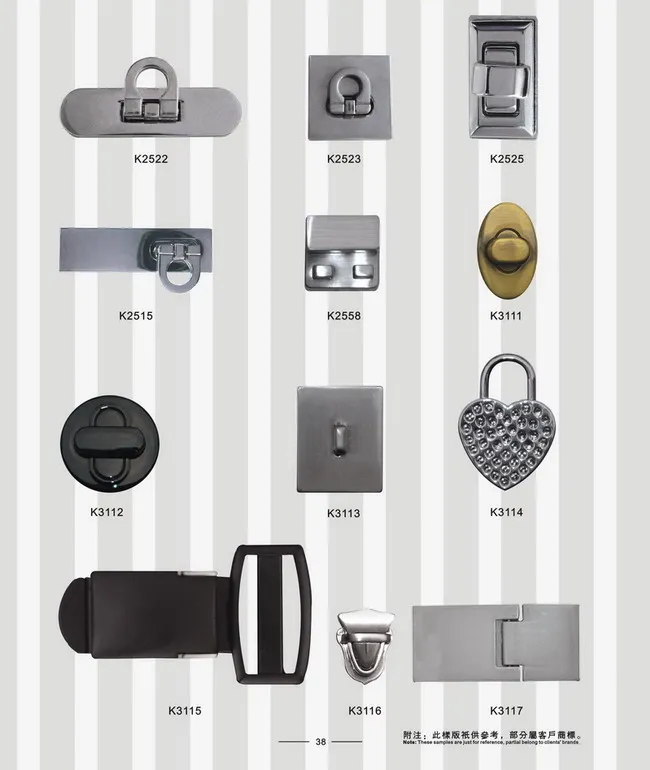 Hot Selling Turn Lock Bag Lock Mortise Lock Flip For Handbags Lock