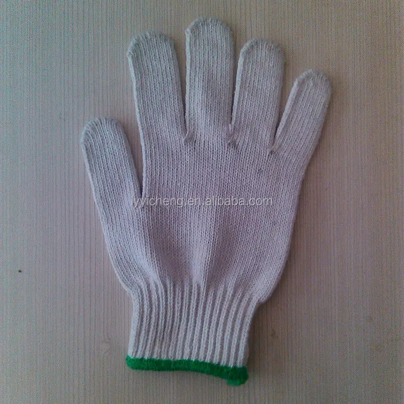 Red Cotton Gloves Rubber Coated Cotton Glove Buy Cotton Knitted