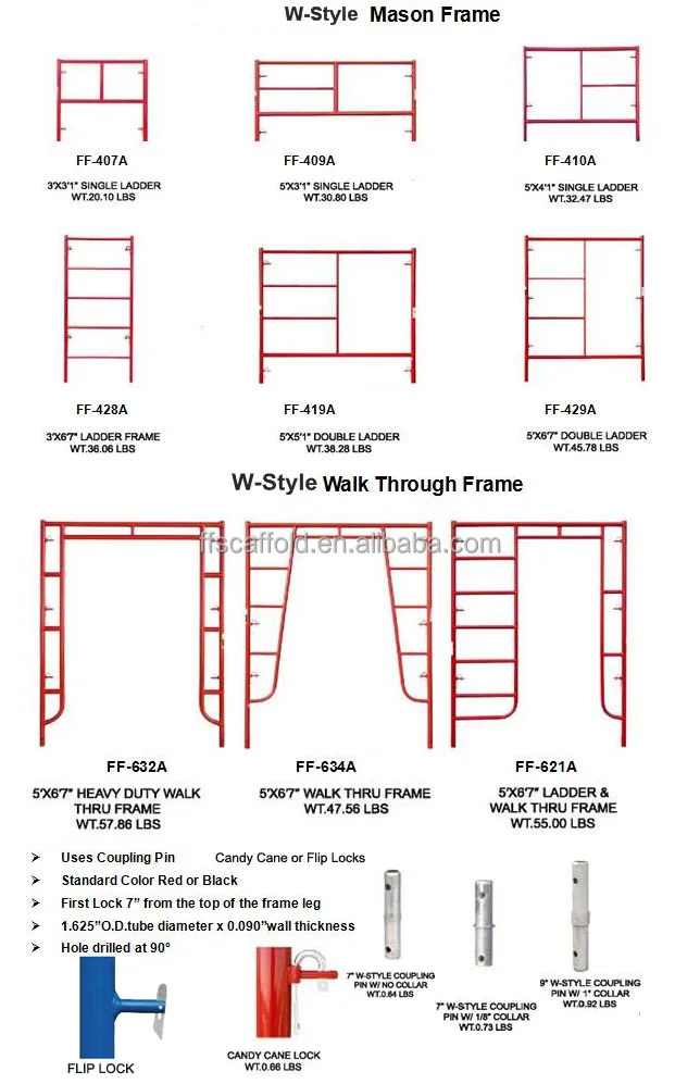 Hot sales scaffold frame made in China