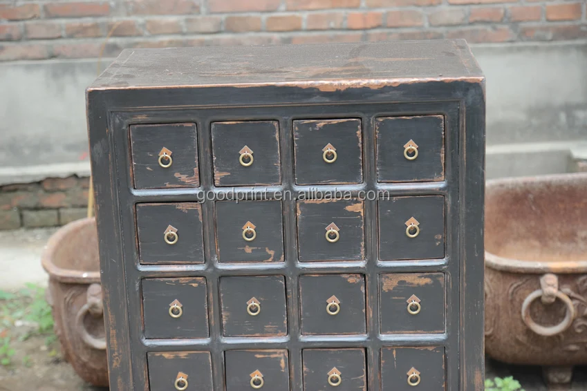 Chinese antique black medical cabinet (4).jpg