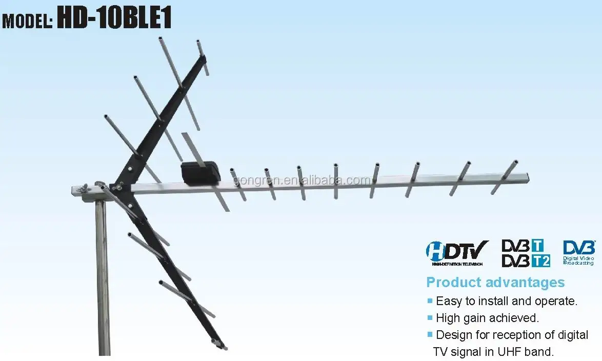 Uhf Antenna With Aluminum Foil Model Hd09cle2 Buy Uhf Antenna With